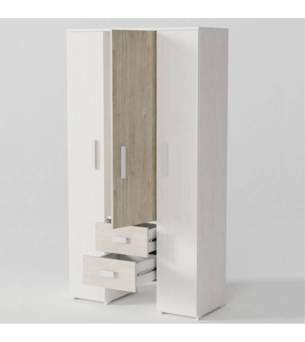 Armoire 3 portes opale
